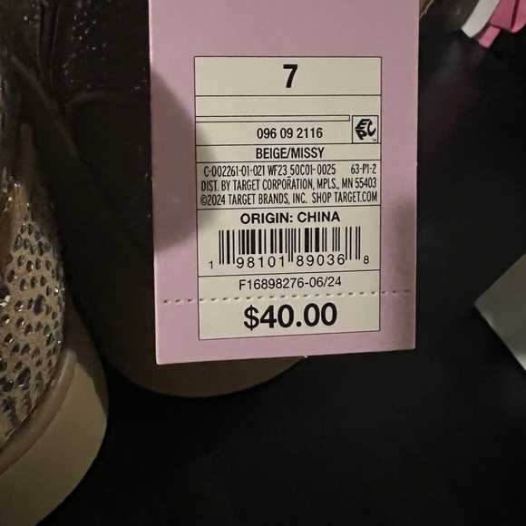 Memory Foam Bling Fur Boots - Picture 2 of 4